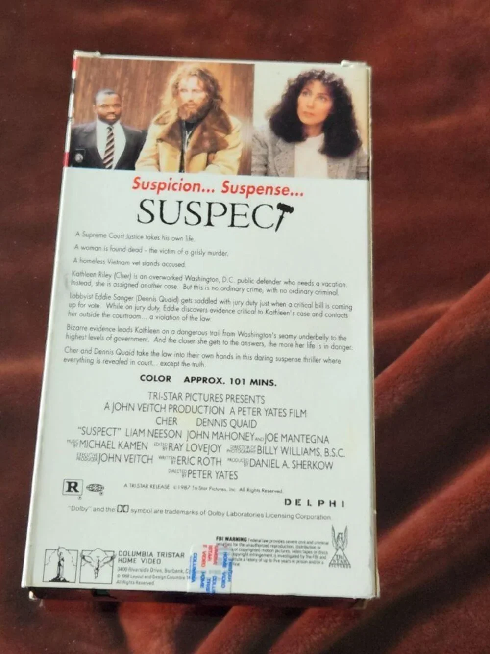 Suspect - 1987 - VHS